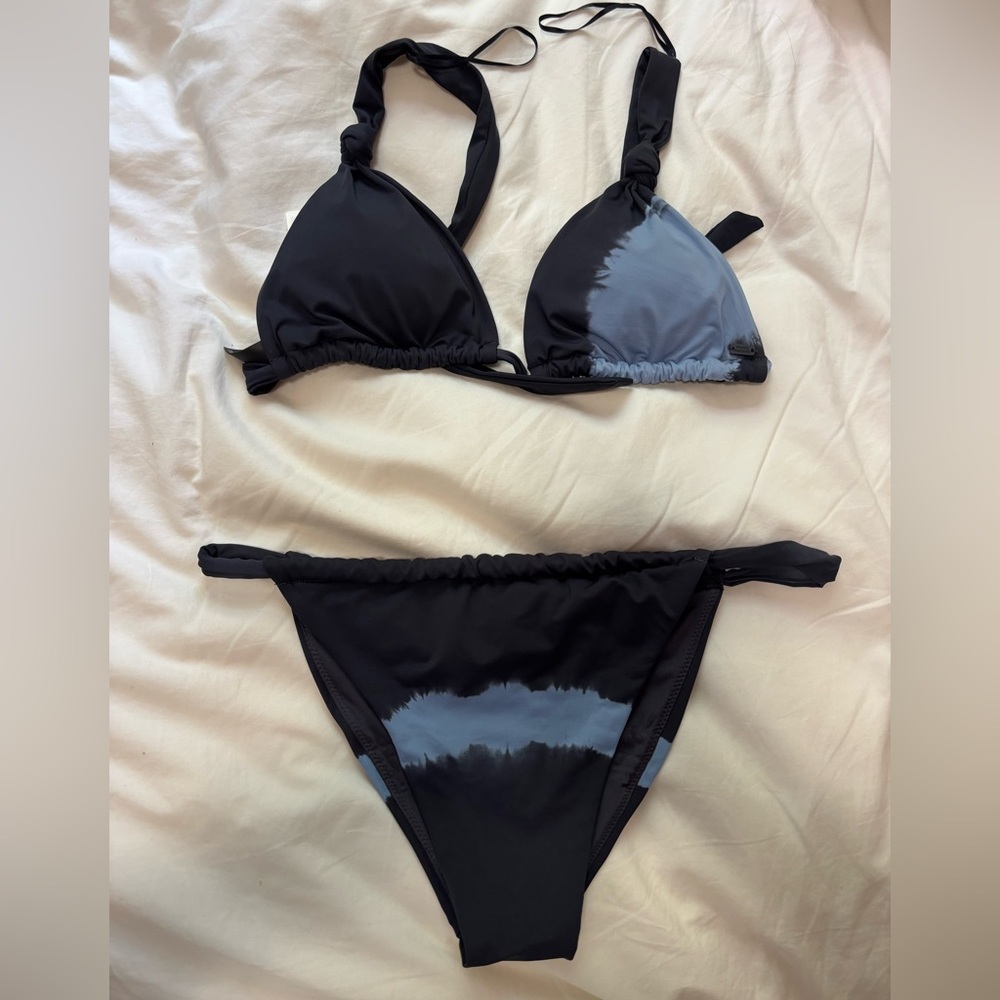 ASOS Blue Tie-Dye Bikini Set